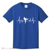 Heartbeat Ecg Taekwondo Player Martial Arts Tkd Great Gift Kids T-Shirt thumb 0