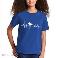 Heartbeat Ecg Taekwondo Player Martial Arts Tkd Great Gift Kids T-Shirt thumb 2