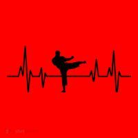 Heartbeat Ecg Taekwondo Player Martial Arts Tkd Great Gift Santa Hat thumb 1
