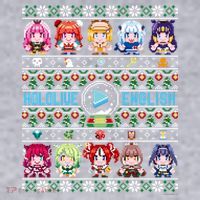 Hololive English Ugly Christmas Sweater (Gray) Women's Sweatshirt thumb 2
