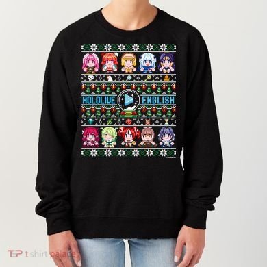Hololive English Ugly Christmas Sweater Women's Sweatshirt