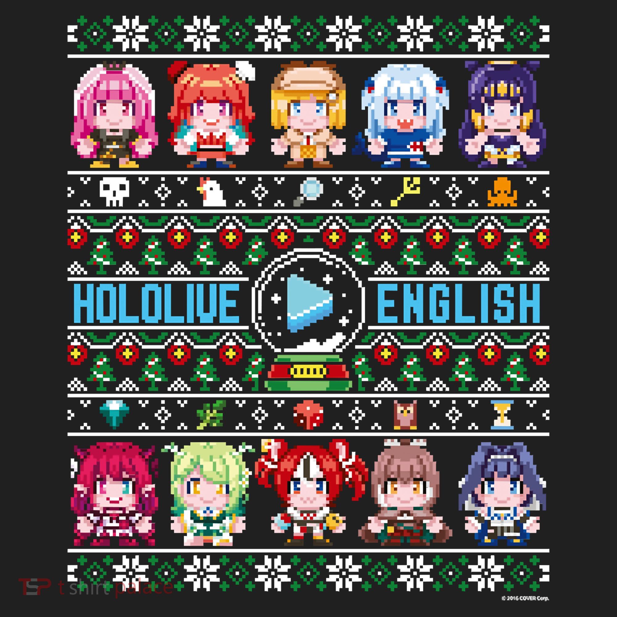 Hololive English Ugly Christmas Sweater Women's Sweatshirt