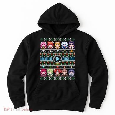 Hololive English Ugly Christmas Sweater Hoodie