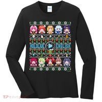Hololive English Ugly Christmas Sweater Women's Long Sleeve Shirt thumb 0