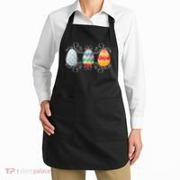 Happy Easter With Decorated Easter Eggs Apron thumb 2