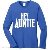 Hey Auntie  Women's Long Sleeve Shirt thumb 0
