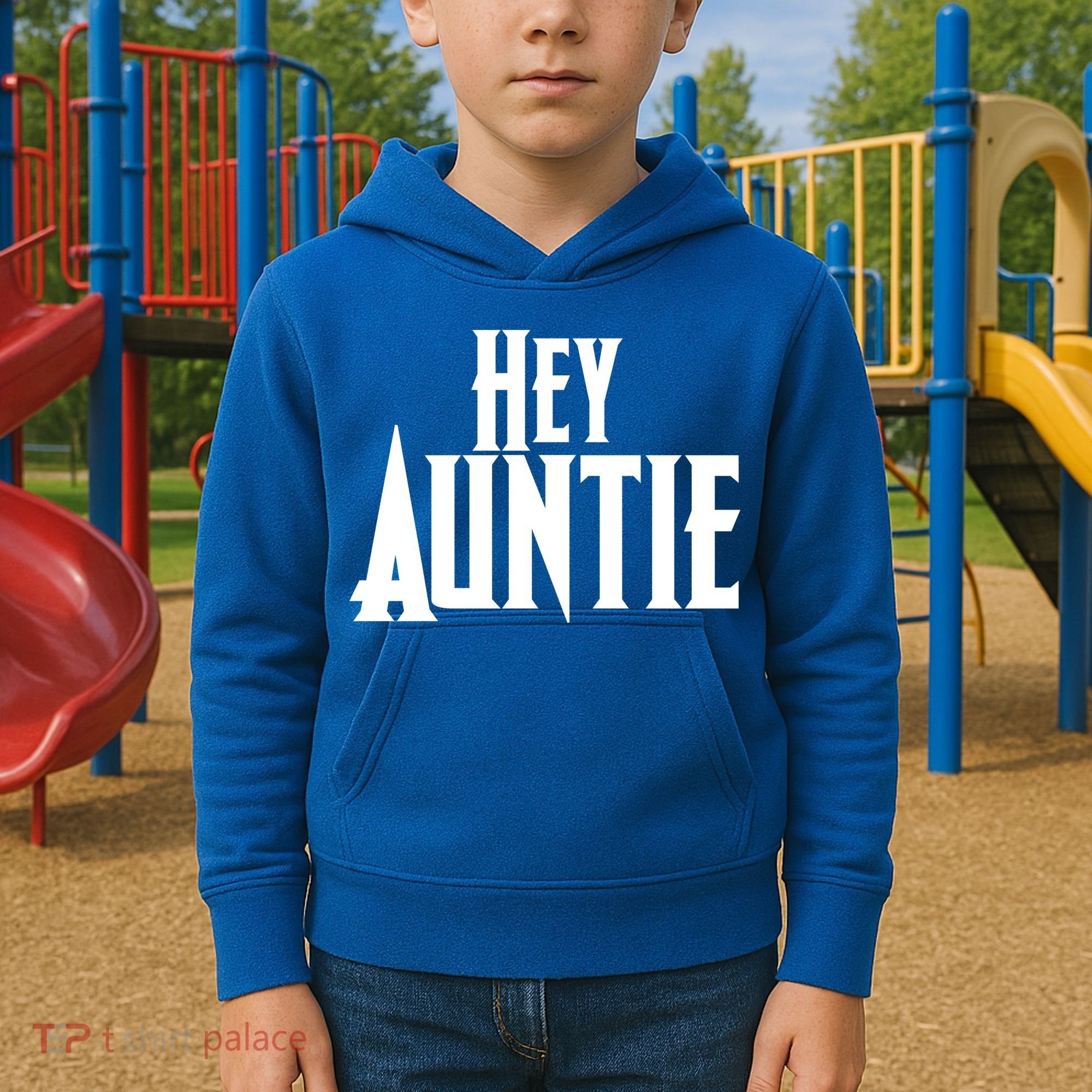 Hey Auntie  Kids Hoodie