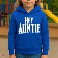 Hey Auntie  Kids Hoodie thumb 3