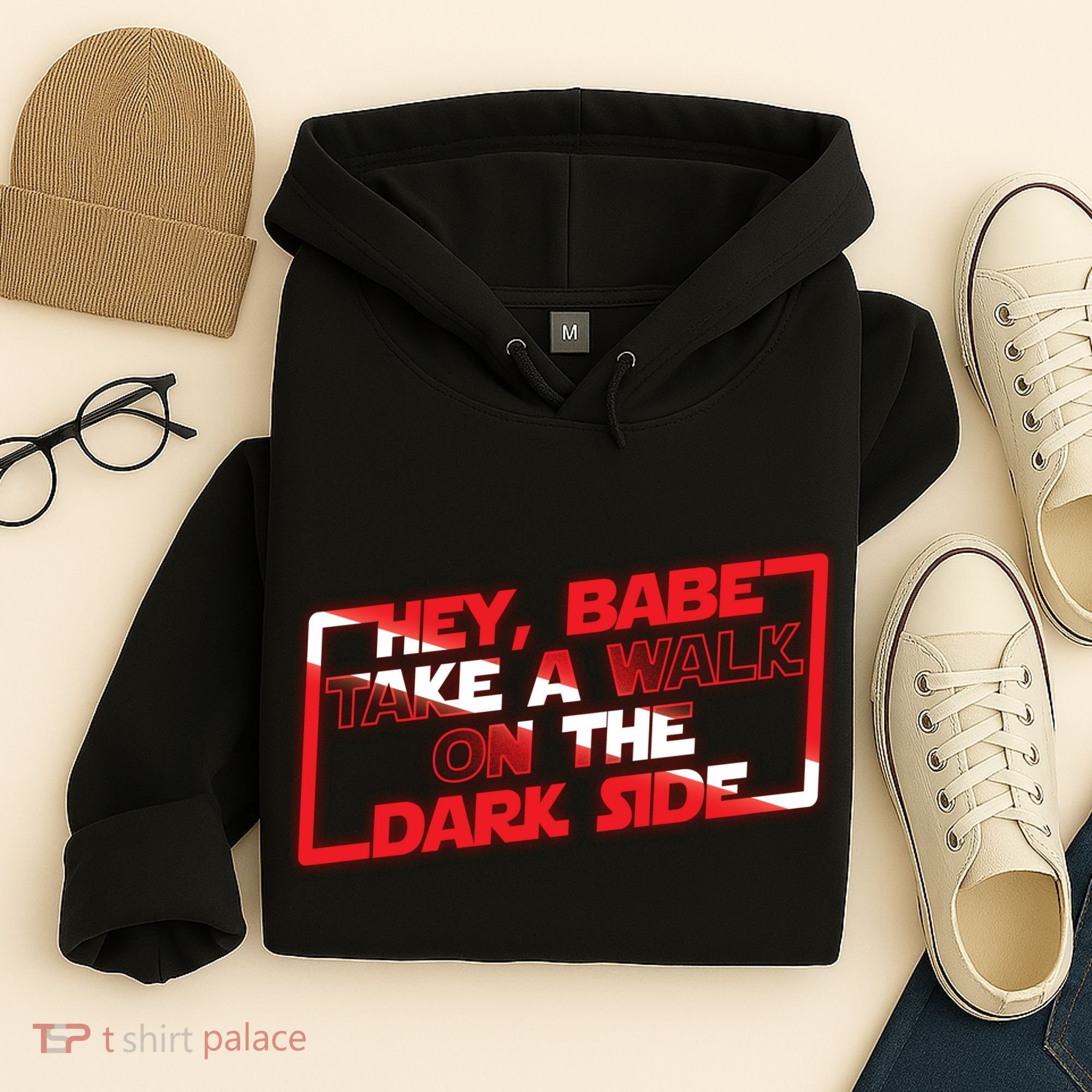 Hey Babe Take A Walk On The Dark Side Hoodie