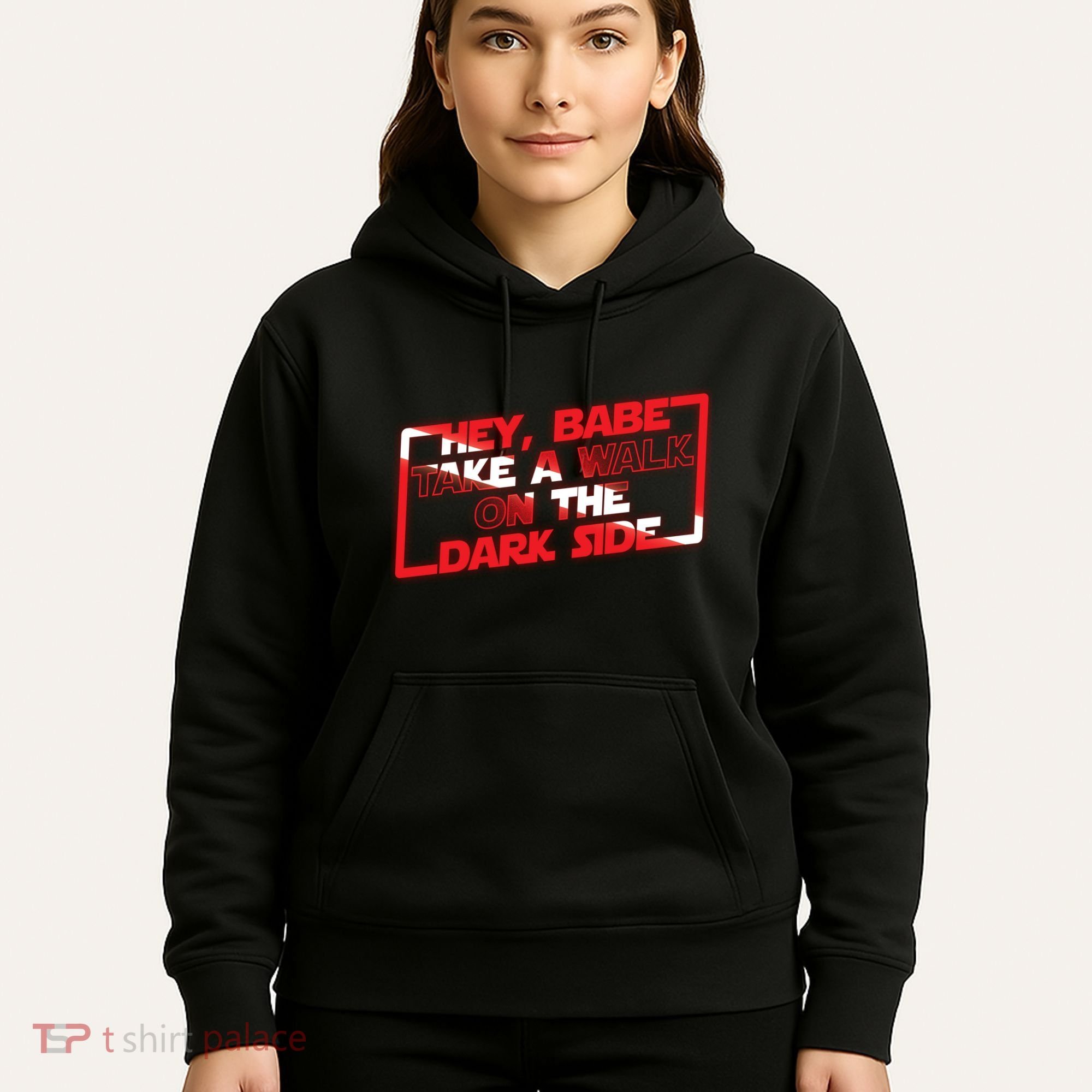 Hey Babe Take A Walk On The Dark Side Hoodie