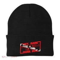 Hey Babe Take A Walk On The Dark Side Beanie thumb 0