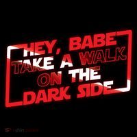 Hey Babe Take A Walk On The Dark Side Women's Hoodie thumb 2