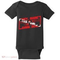 Hey Babe Take A Walk On The Dark Side Baby Bodysuit thumb 0