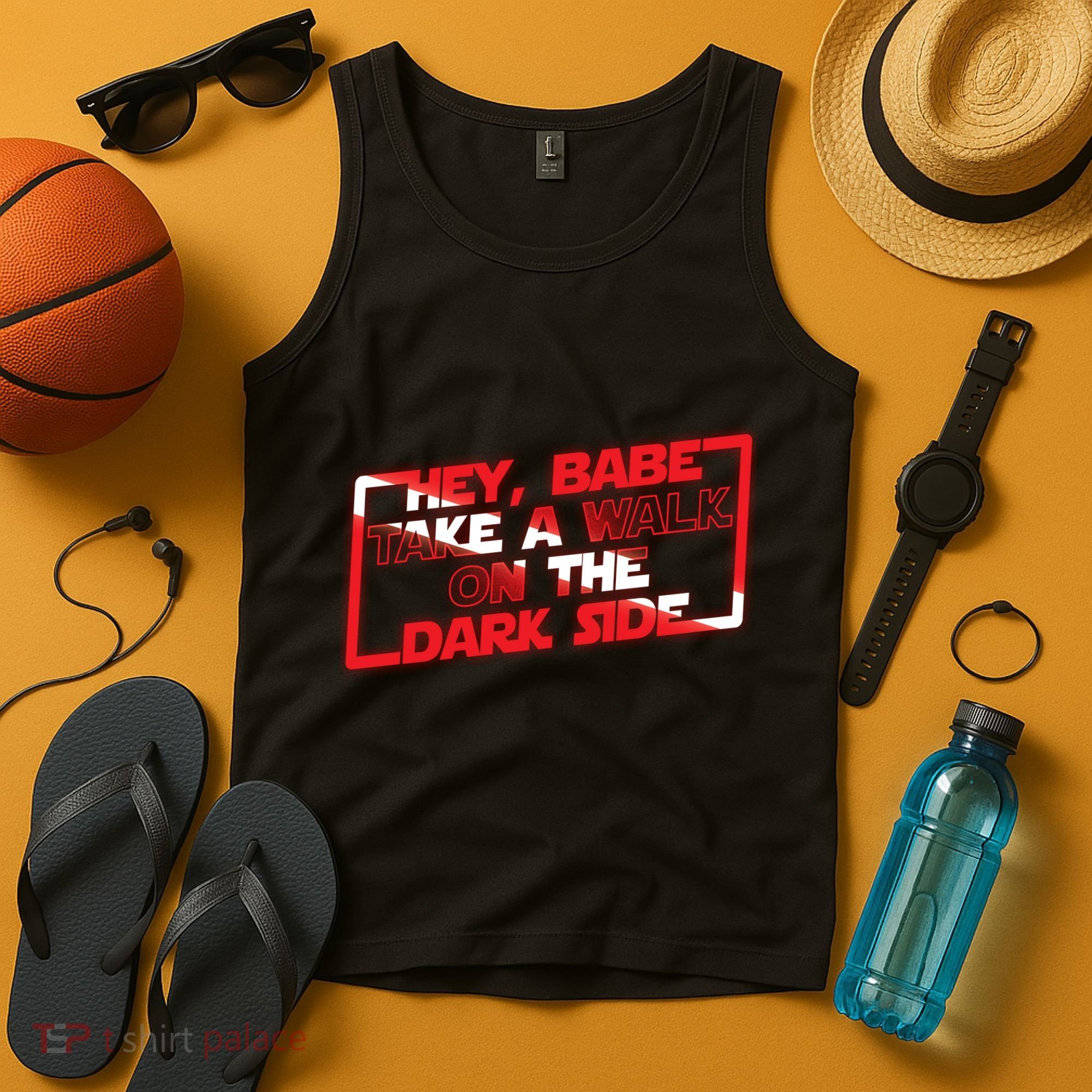 Hey Babe Take A Walk On The Dark Side Tank Top