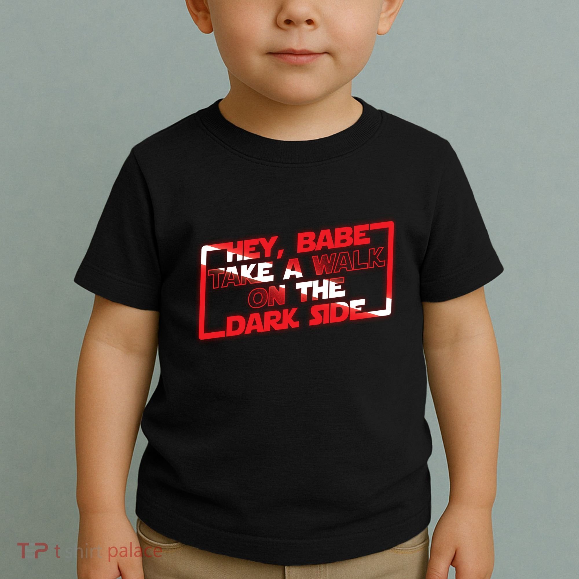 Hey Babe Take A Walk On The Dark Side Toddler T-Shirt