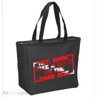 Hey Babe Take A Walk On The Dark Side Tote Bag thumb 2