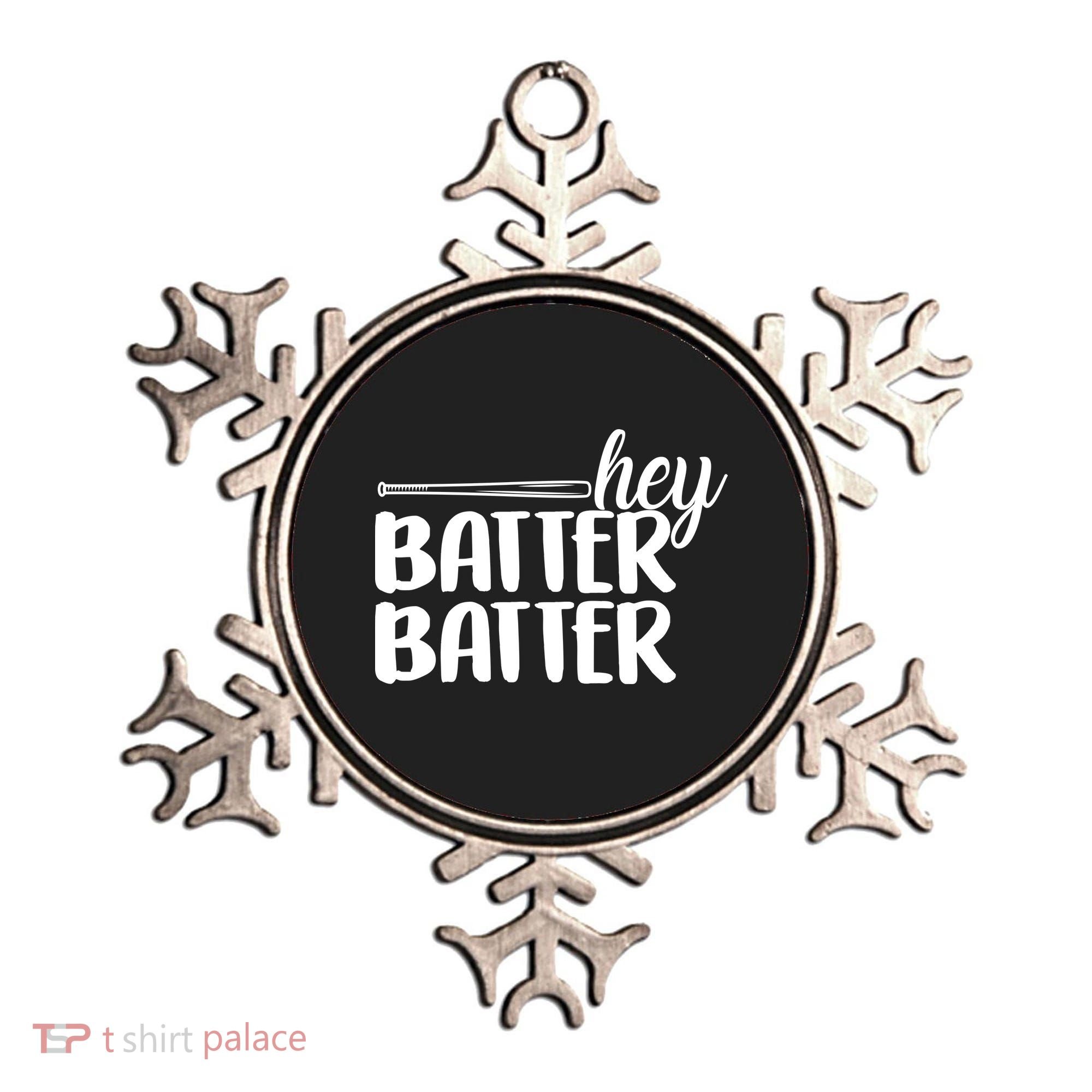 Hey Batter Batter Ornament