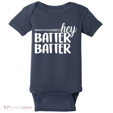 Hey Batter Batter Baby Bodysuit