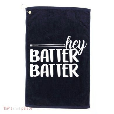 Hey Batter Batter Golf Towel