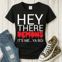 Hey There Demons It's Me Ya Bo! Women's T-Shirt thumb 3