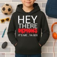 Hey There Demons It's Me Ya Bo! Kids Hoodie thumb 2