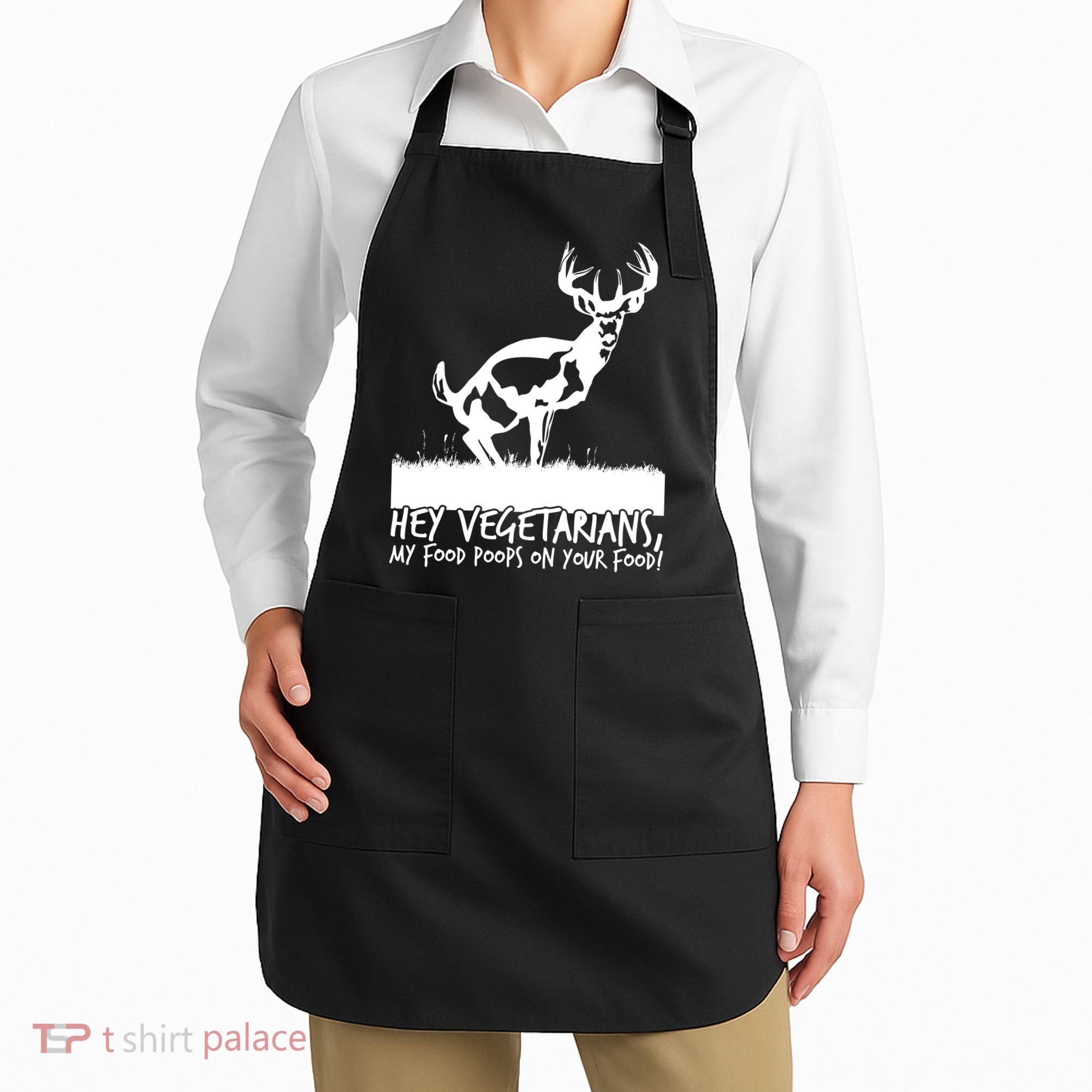 Hey Vegetarian My Food Poops On Your Food Apron