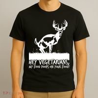 Hey Vegetarian My Food Poops On Your Food T-Shirt thumb 3
