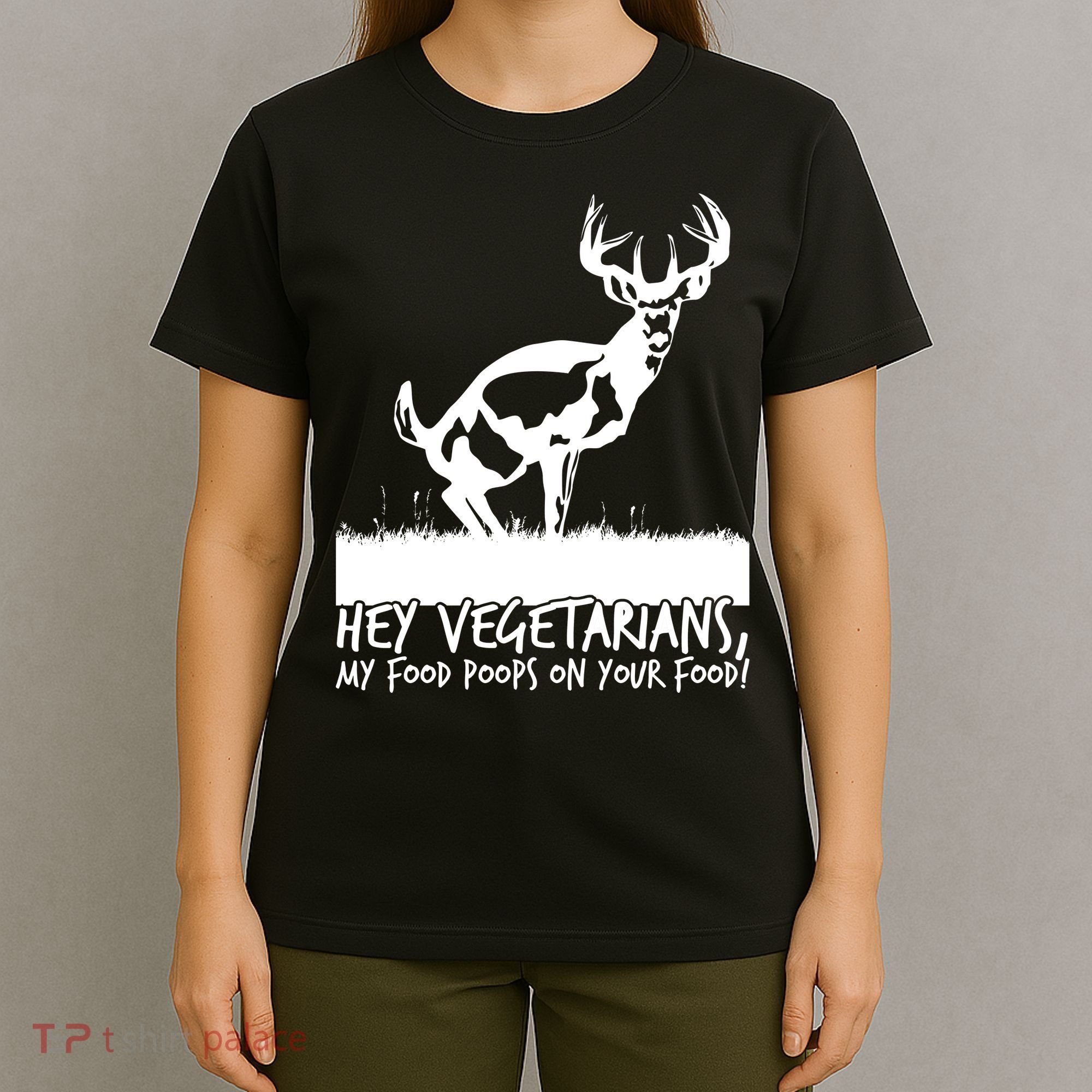 Hey Vegetarian My Food Poops On Your Food T-Shirt