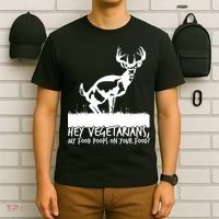 Hey Vegetarian My Food Poops On Your Food T-Shirt thumb 6