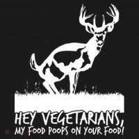 Hey Vegetarian My Food Poops On Your Food Mousepad thumb 1