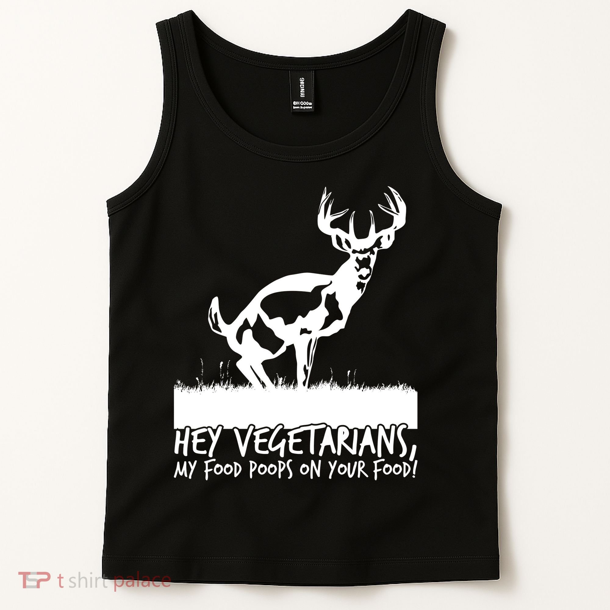 Hey Vegetarian My Food Poops On Your Food Tank Top