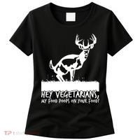 Hey Vegetarian My Food Poops On Your Food Women's T-Shirt thumb 0
