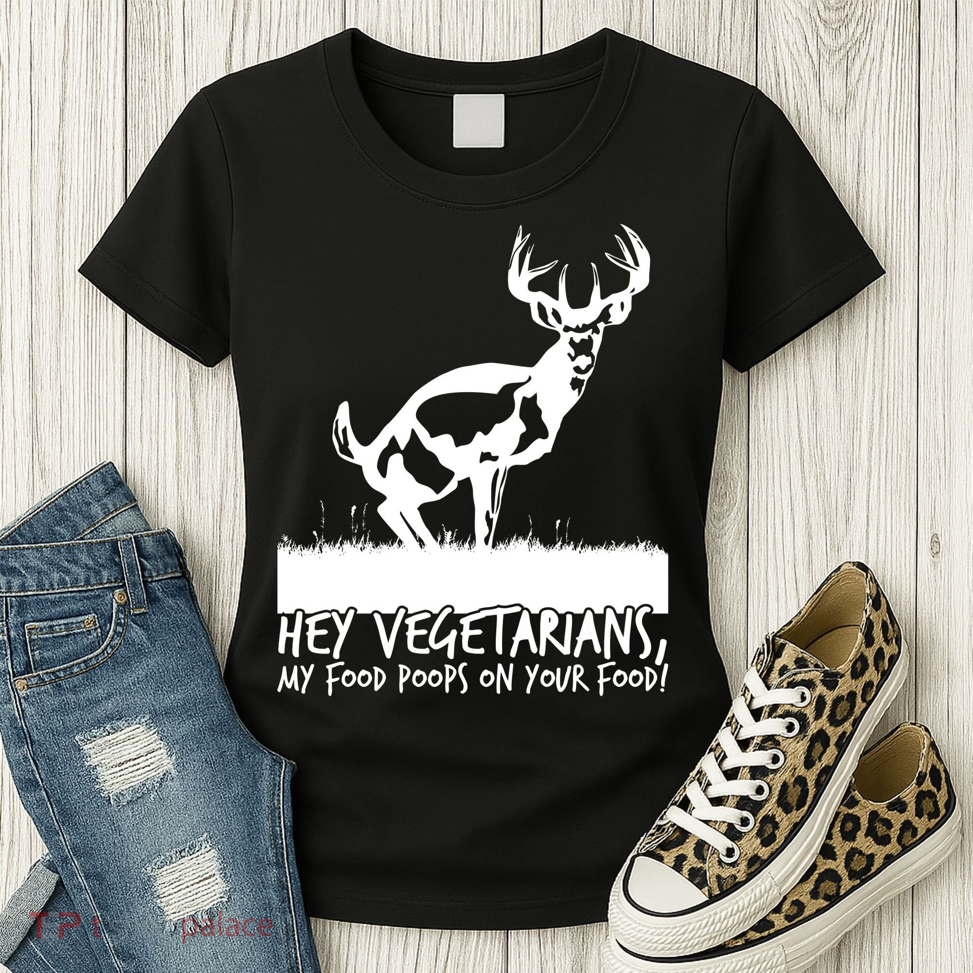 Hey Vegetarian My Food Poops On Your Food Women's T-Shirt