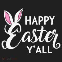 Happy Easter Y’all Easter Day Ears Bunny Girl Women Women's Sweatshirt thumb 2