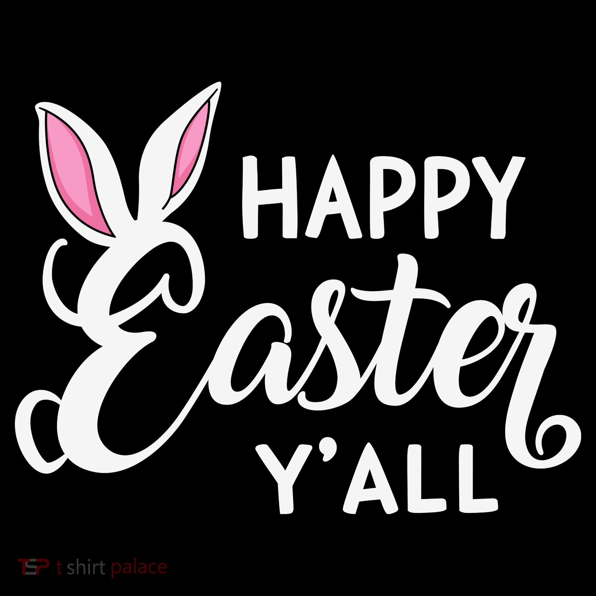 Happy Easter Y’all Easter Day Ears Bunny Girl Women Coffee Mug