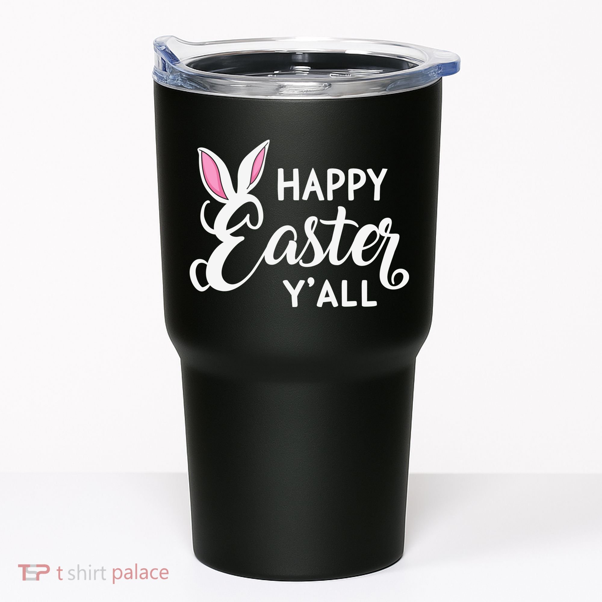 Happy Easter Y’all Easter Day Ears Bunny Girl Women Tumbler