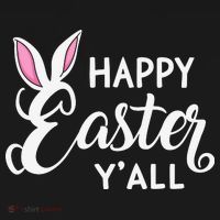 Happy Easter Y’all Easter Day Ears Bunny Girl Women Kids Sweatshirt thumb 2