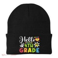 Hello Fourth 4th Grade Happy First Day Of School Beanie thumb 0