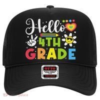 Hello Fourth 4th Grade Happy First Day Of School Hat thumb 0