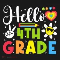 Hello Fourth 4th Grade Happy First Day Of School Hoodie thumb 2