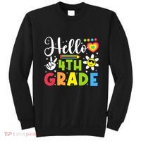 Hello Fourth 4th Grade Happy First Day Of School Sweatshirt thumb 0
