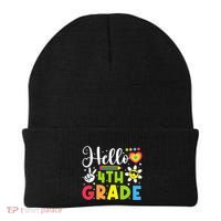 Hello Fourth 4th Grade Happy First Day Of School Beanie thumb 0