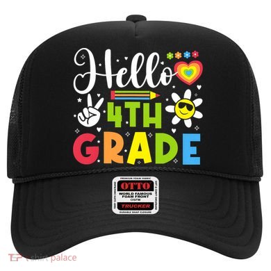 Hello Fourth 4th Grade Happy First Day Of School Hat