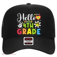 Hello Fourth 4th Grade Happy First Day Of School Hat thumb 0