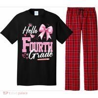 Hello Fourth 4th Grade First Day Of School Coquette Teacher Pajama Set thumb 0