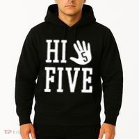 Hi Five 5 Years Old 5th Birthday Hoodie thumb 2