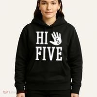 Hi Five 5 Years Old 5th Birthday Hoodie thumb 5