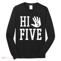Hi Five 5 Years Old 5th Birthday Long Sleeve Shirt thumb 0