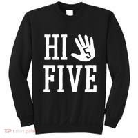 Hi Five 5 Years Old 5th Birthday Sweatshirt thumb 0