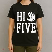 Hi Five 5 Years Old 5th Birthday T-Shirt thumb 4